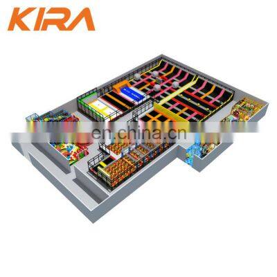 Commercial Design Shopping Mall Trampoline Parks With Ninja Course photo-5