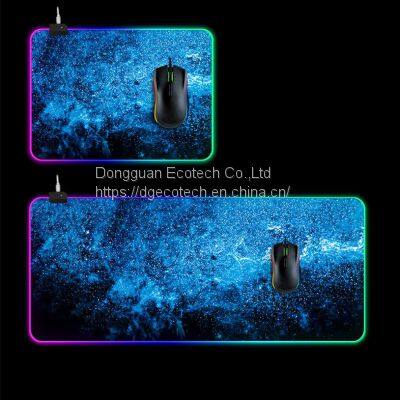 OEM Custom Printing Glowing LED Lighting Large Size Keyboard Computer Laptop Gaming RGB Mouse Pad photo-4