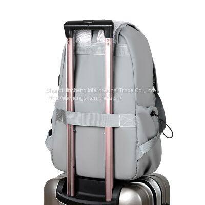 College Student Computer Bag High Quality Durable Waterproof Fabric Laptop Backpack photo-3