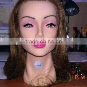 wholesale wigs 100% synthetic wig/training mannequin