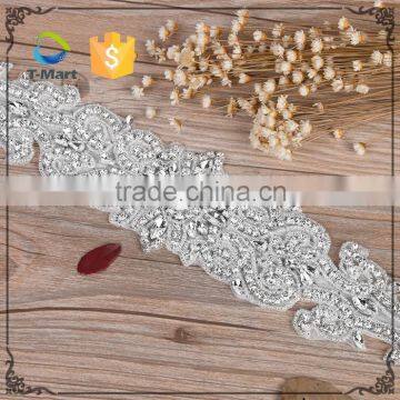 Wholesale rhinestone sew on bling applique