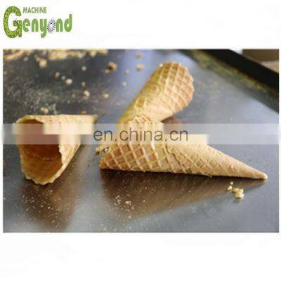 China Shanghai Factory Small Capacity Ice Cream Waffle Wafer Cone Maker Plant Making Processing Machine Production Line