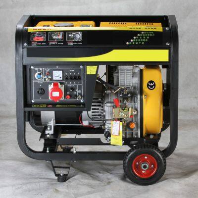 6kw three phase 380V open diesel generator 192F diesel engine