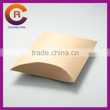 Beige blank matte lamination cheap custom cheap gift pillow boxes
