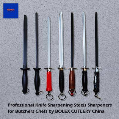 professional knife sharpening steels sharpeners for butchers chefs by BOLEX CUTLERY China