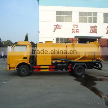 2015 Euro III or Euro IV 6000L vacuum cleaner truck Dongfeng vacuum sewer cleaning truck