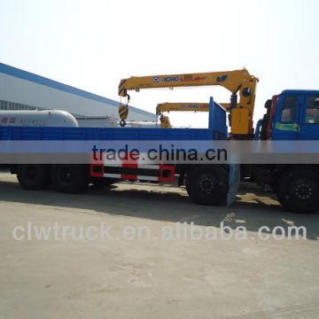 8x4 Dongfeng truck with crane 10 ton