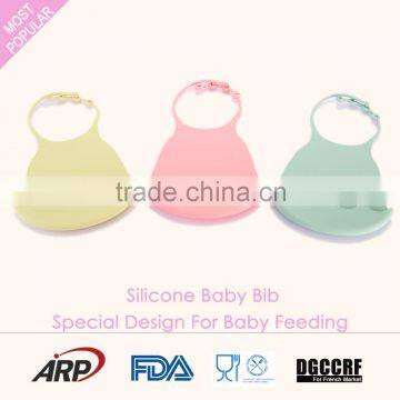 Factory direct high quality customized silicone baby bib                        
                                                                                Supplier's Choice