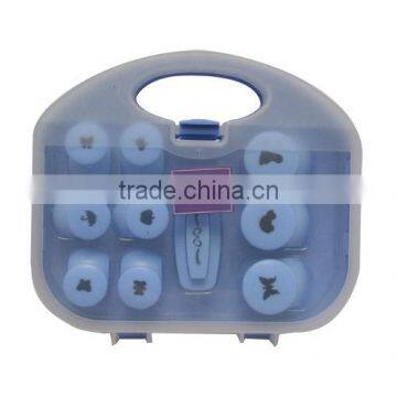 Craft Paper Punch Set, Novelty Different Pattern Plastic Craft Punch Set photo-2