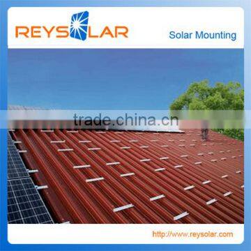 PV Solar Panel Aluminum Mounting System Tile Roof Solar Mounting Aluminum Frame Structure photo-5