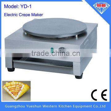 Factory Supply High Quality Single and Double Hot Plate Electric Crepe Maker Machine