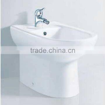 woman female floor mounted ceramics bidet with facuet OLT-0108