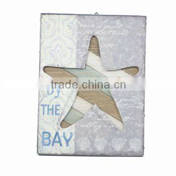 2016 hot sell coastal style flat wooden board wall decoration                        
                                                                                Supplier's Choice