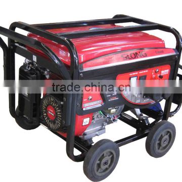 Key start 6.0kw gasoline generator with wheel kit