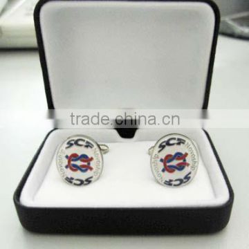 Custom business gift metal cufflink sets