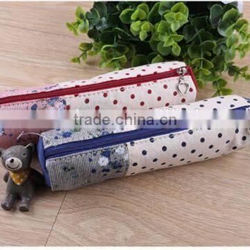 Students canvas stationery pencil bag