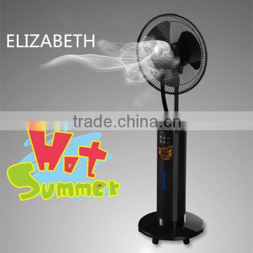 solar power mini fan misting outdoor fan