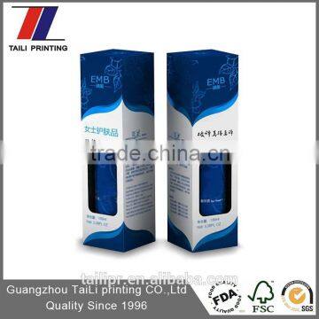 Custom printing face cream packaging box