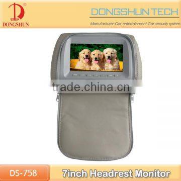 7 inch car headrest lcd monitor with USB/SD/MP5