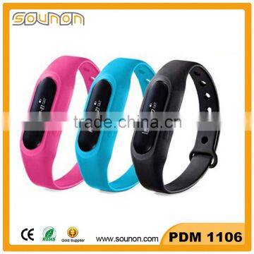 Healthy Fitness Bracelet Pedometer, Hot Sales Pedometer Watch, Bluetooth Fitness Tracker