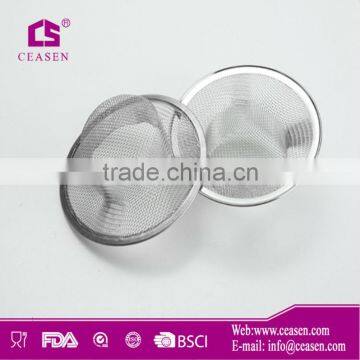 Stainless steel mesh sink strainer