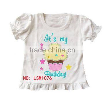 Unique style economic bulk cotton girls kids t-shirt s china