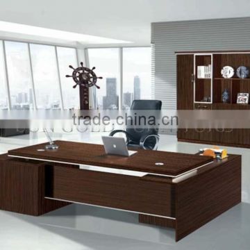 office table Melamine wooden standard executive curved computer desk