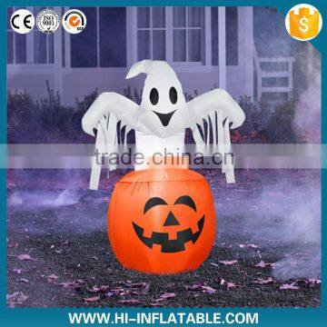 Newest Halloween inflatable lighting, Halloween decoraion pumpkin lantern