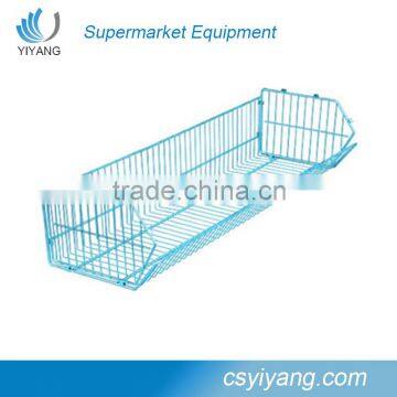 metallic Shopping basket wire metal basketfor supermarket