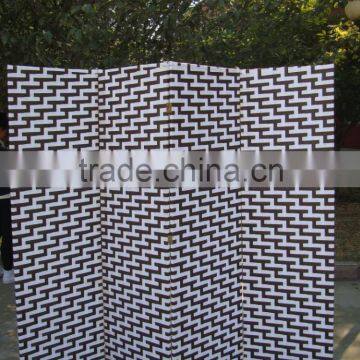 handmade woven make folding screen room divider foldable ballroom partition wholesale