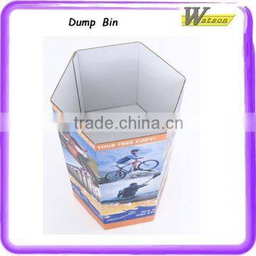 hot sale promotion advertising dump bin cardboard display for custom different cute stuffed horse
