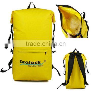 30-80 Liter PVC yellow waterproof backpack