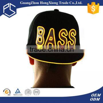 Alibaba wholesale led hats cheap custom high quality led lighted hats and caps