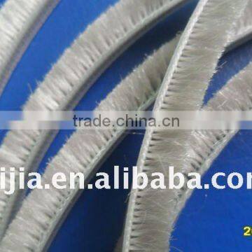 aluminum door/window seal brush strip/ auto weather strip/sliding door/window weather stripping/weather fin strips