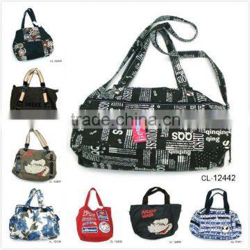 Fashion wholesale printing canvas handbag