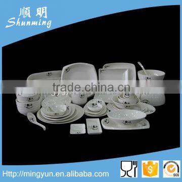 Melamine tableware with printing