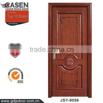 made in China high quality carved teak wood designer entry door