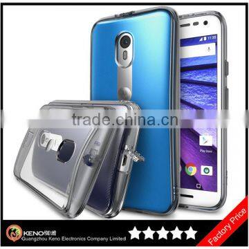 Keno for Moto G3 Crystal Plastic Clear Transparent Phone Case, for Moto G3 Polycarbonate PC Case