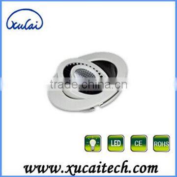 New design 7W led ceiling spot light 550lm 360 degree retatable XC-D101-8X1