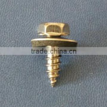 Shanghai Nuvola Customized Stainless Steel DIN Standard Hexagon Head Socket Bolt Nut Screw Sems Screw With Square Washer