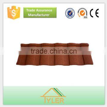 China made high quality colorful stone coated metal roofing tile