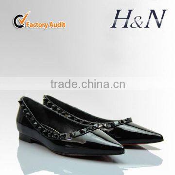 Fashion wholesale lady black shoes