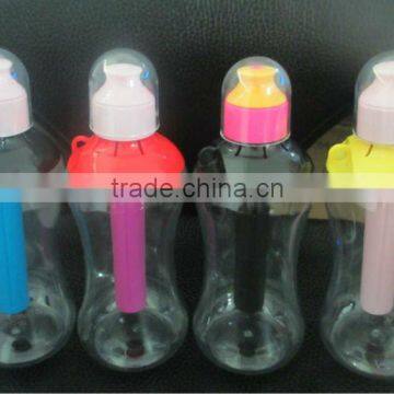 colorful fashion plastic ice-stick keep warm sports water bottle