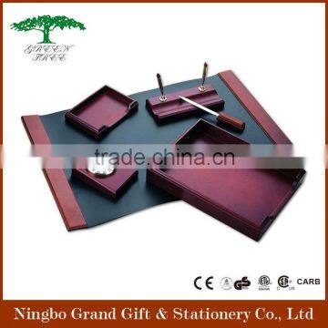 Promotion Wooden Office Desk Stationery Set