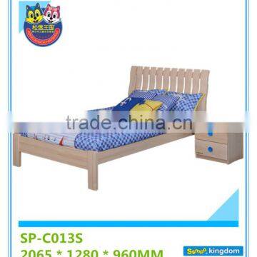 Latest Cartoon Single Bed Design For Kids Wooden Furniture