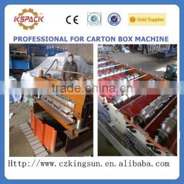 China roof tile machine factory colored steel roof and wall tile rolling machine