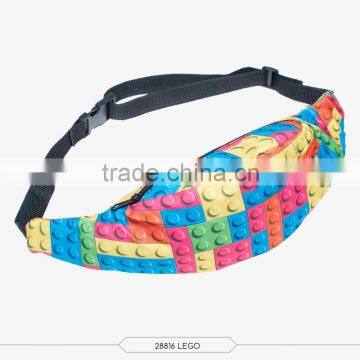 Fashion Runner Waist Pack 3d Print Black Belt Waist Bag High Quality Wholesale Wearable Belt Bag With Zippers of Pouch Purses photo-6