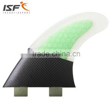 High quality half carbon Surf Fin for Surfboard Honeycomb Fin