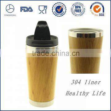 Bulk Supply Natural Double Wall Bamboo Coffee Cup/bamboo Cup Mug Quality Choice photo-3
