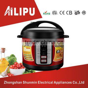 Stainless steel housing with 1 year warranty intelligent electric pressure cooker 5L